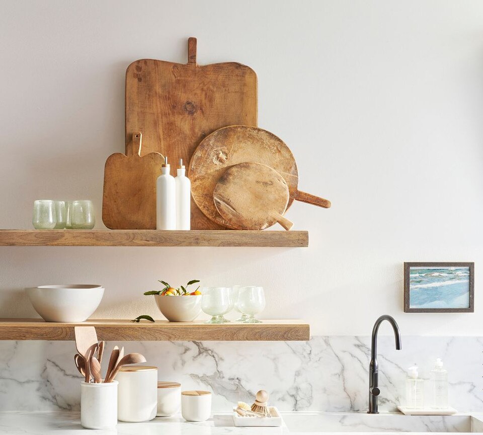 Brighton Floating Wood Shelves Pottery Barn Australia